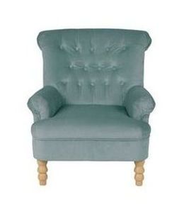 Heart of House Darcy Fabric Chair - Duck Egg.